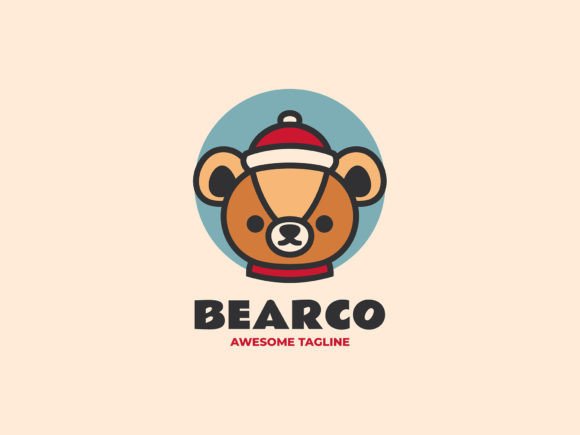 Download Bear Mascot Cartoon Logo - Cartoon Collection