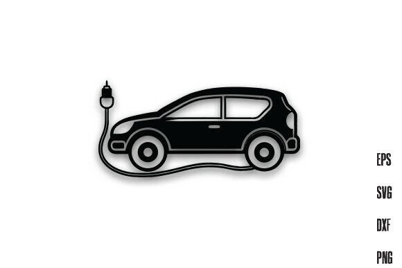 Download Electronic Car Line Art Silhouette PNG - Line art Collection