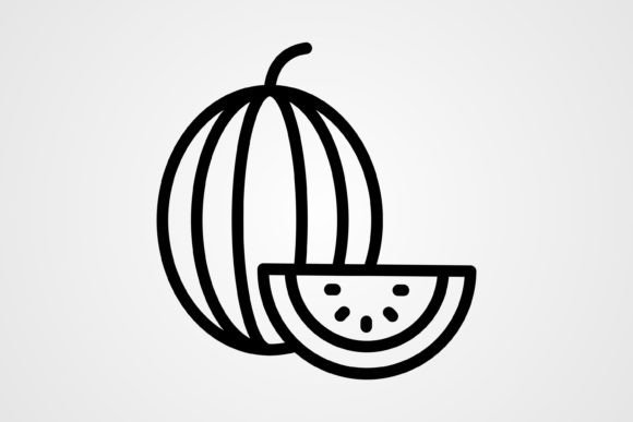 Download Watermelon Vector Icon Design - Premium Resources