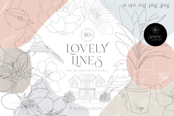 Download Line Art Creator and Patterns Vector&nbsp;&nbsp; - Line art Collection