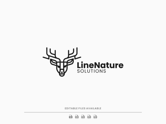 Download Deer Line Art Logo - Line art Collection