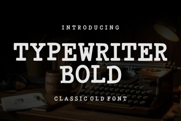 Download Typewriter Bold - Old Collection